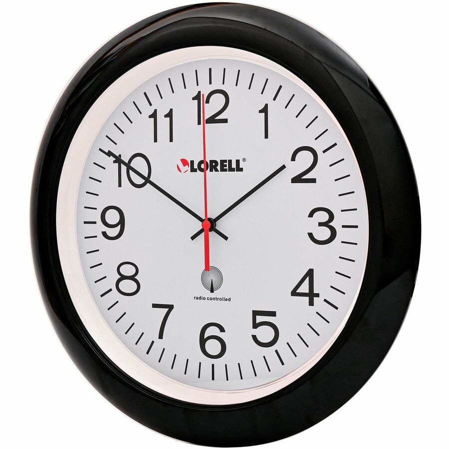 Lorell 13-1/4" Radio-Controlled Wall Clock