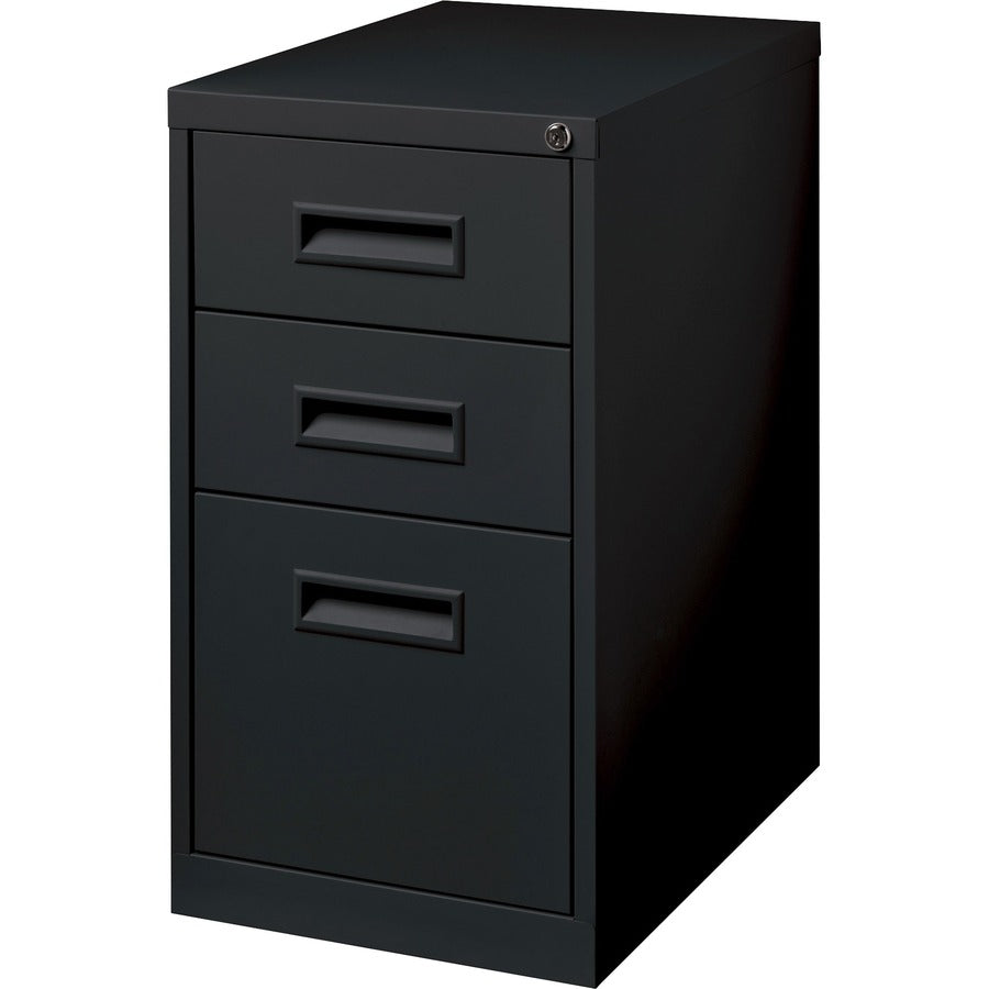 Lorell 22" Box/Box/File Mobile File Cabinet with Recessed Pull