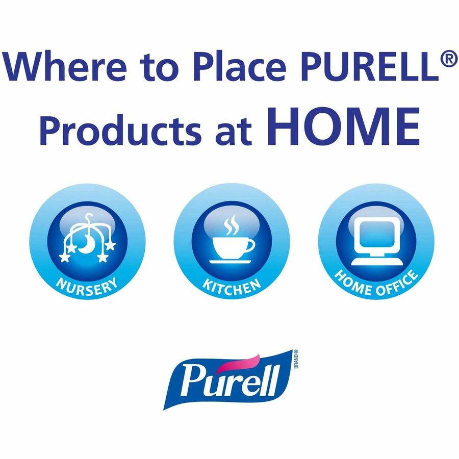PURELL&reg; Advanced Hand Sanitizer Gel - Floral Scent - 4 fl oz - Squeeze Bottle Dispenser - Kill Germs - Hand - Moisturizing - Green - Non-sticky, Residue-free, Moisturizing - 1 Each