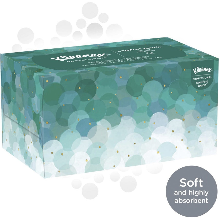 Kleenex Ultra Soft Hand Towels - 1 Ply - 9" Width x 10.50" Length - White - 70 / Box