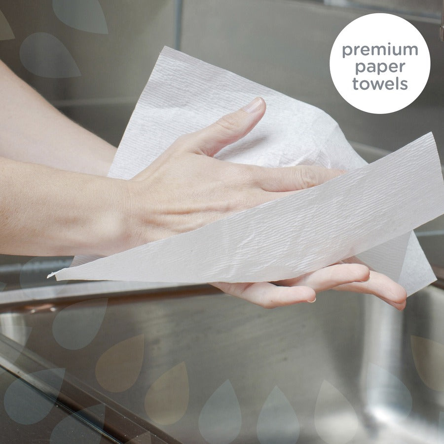 Kleenex Ultra Soft Hand Towels - 1 Ply - 9" Width x 10.50" Length - White - 70 / Box