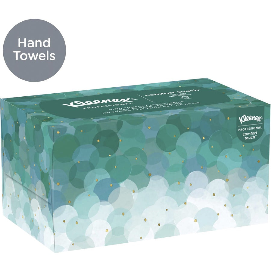 Kleenex Ultra Soft Hand Towels - 1 Ply - 9" Width x 10.50" Length - White - 70 / Box
