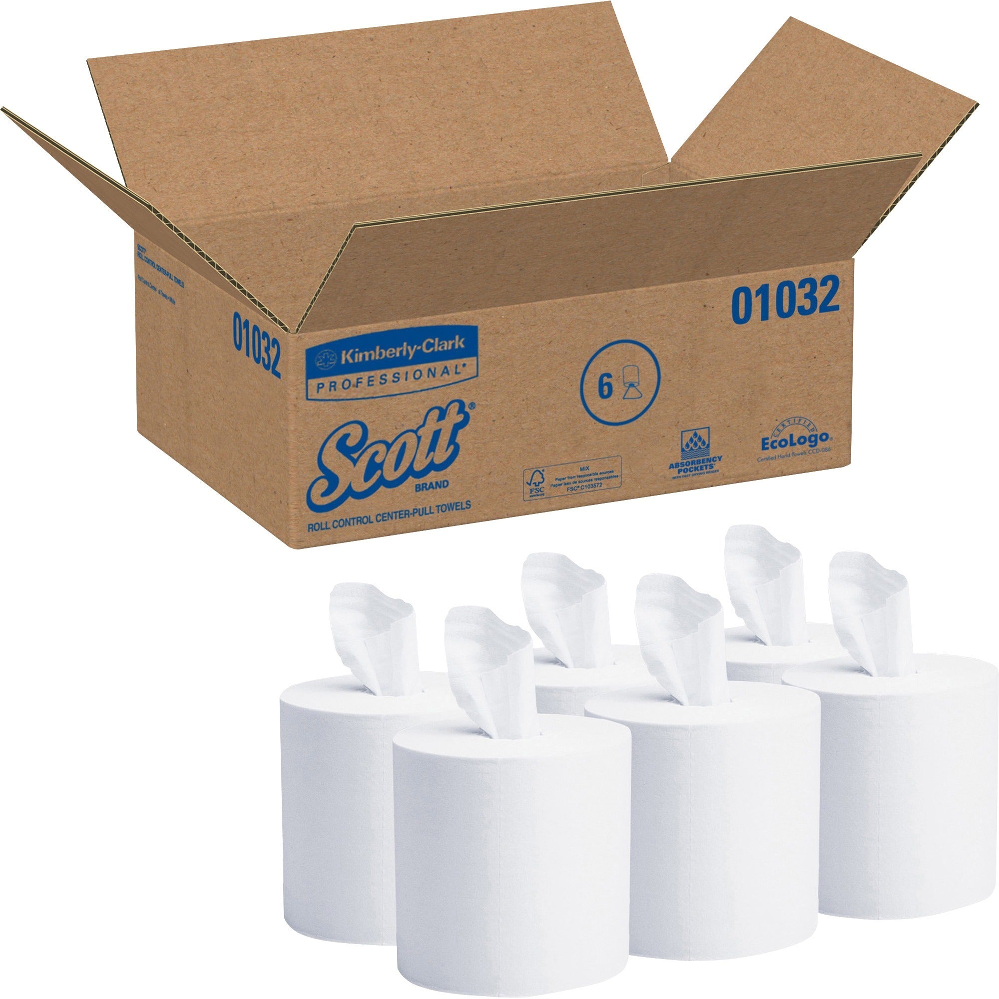1 Ply - 8" Width x 12" Length - 700 Sheets/Roll - White - Paper - 1 Carton