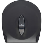Roll Dispenser - 1 x Roll - 9" Roll Diameter - 11.3" Height x 10.6" Width x 5.4" Depth - Plastic - Smoke Gray - Lockable, Washable, Durable - 1 Each