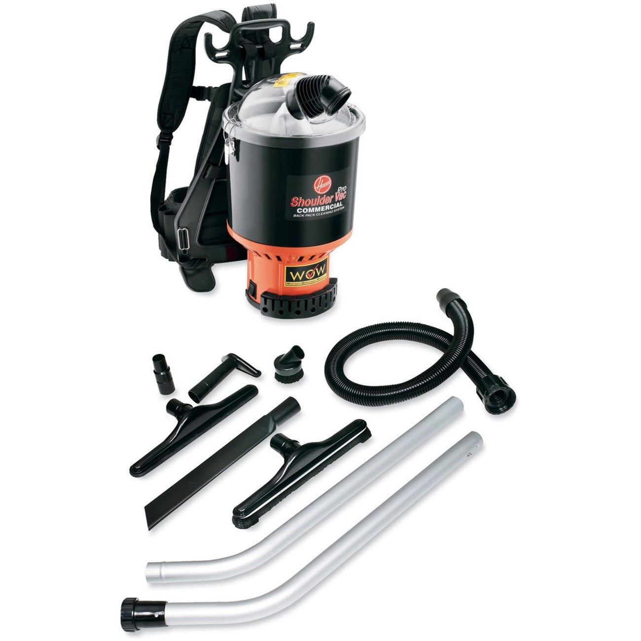 1000 W Motor - 1.60 gal - Bagged - 14" Cleaning Width - Carpet, Hard Floor - 48 ft Cable Length - 4.3 ft Hose Length - HEPA - 897.7 gal/min - AC Supply - 110 V AC - 8.50 A