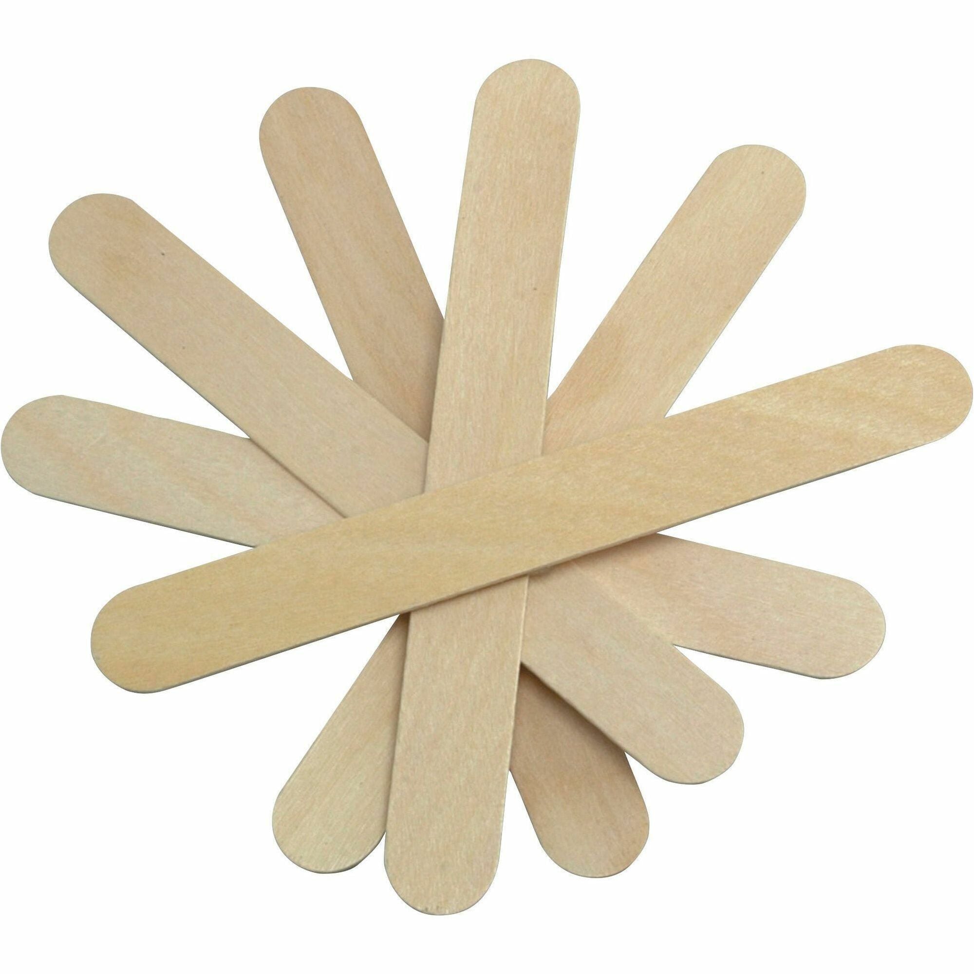 6" Length - Wood - Wood Grain - 500 / Box