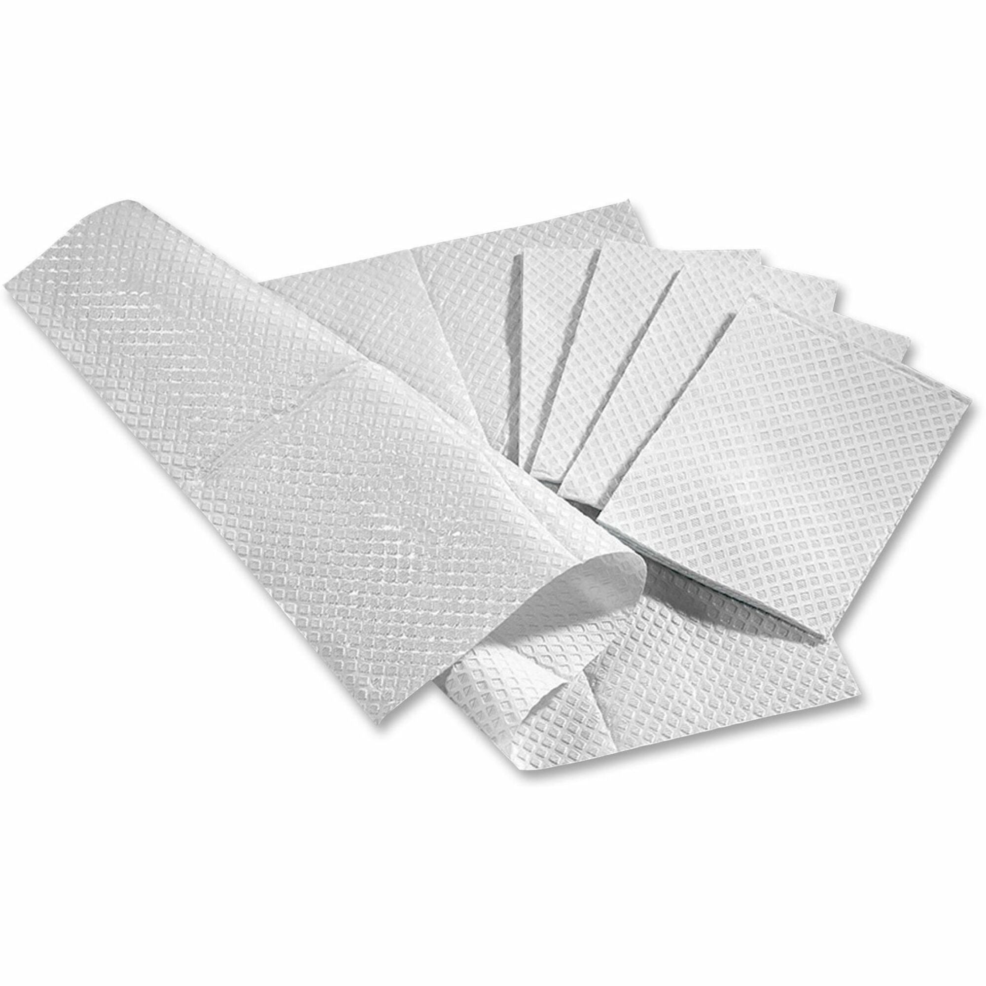 Medline Standard Poly-backed Tissue Towels - White - Tissue - 500 / Box