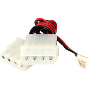 StarTech.com 12in Fan Adapter TX3 to 2x LP4 Power