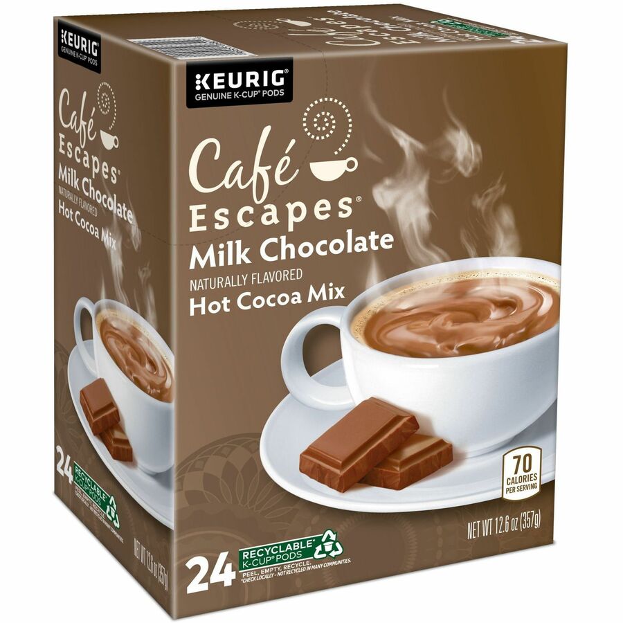 K-Cup, Pod - Milk Chocolate, Hot Cocoa - 24 / Box