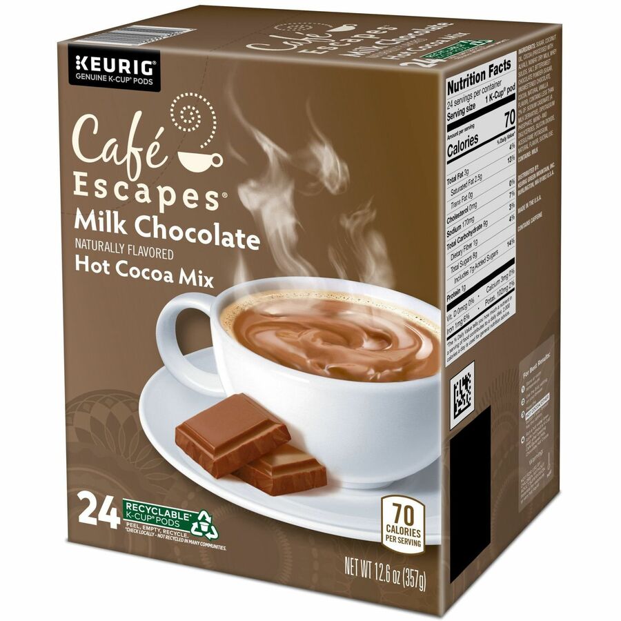 K-Cup, Pod - Milk Chocolate, Hot Cocoa - 24 / Box