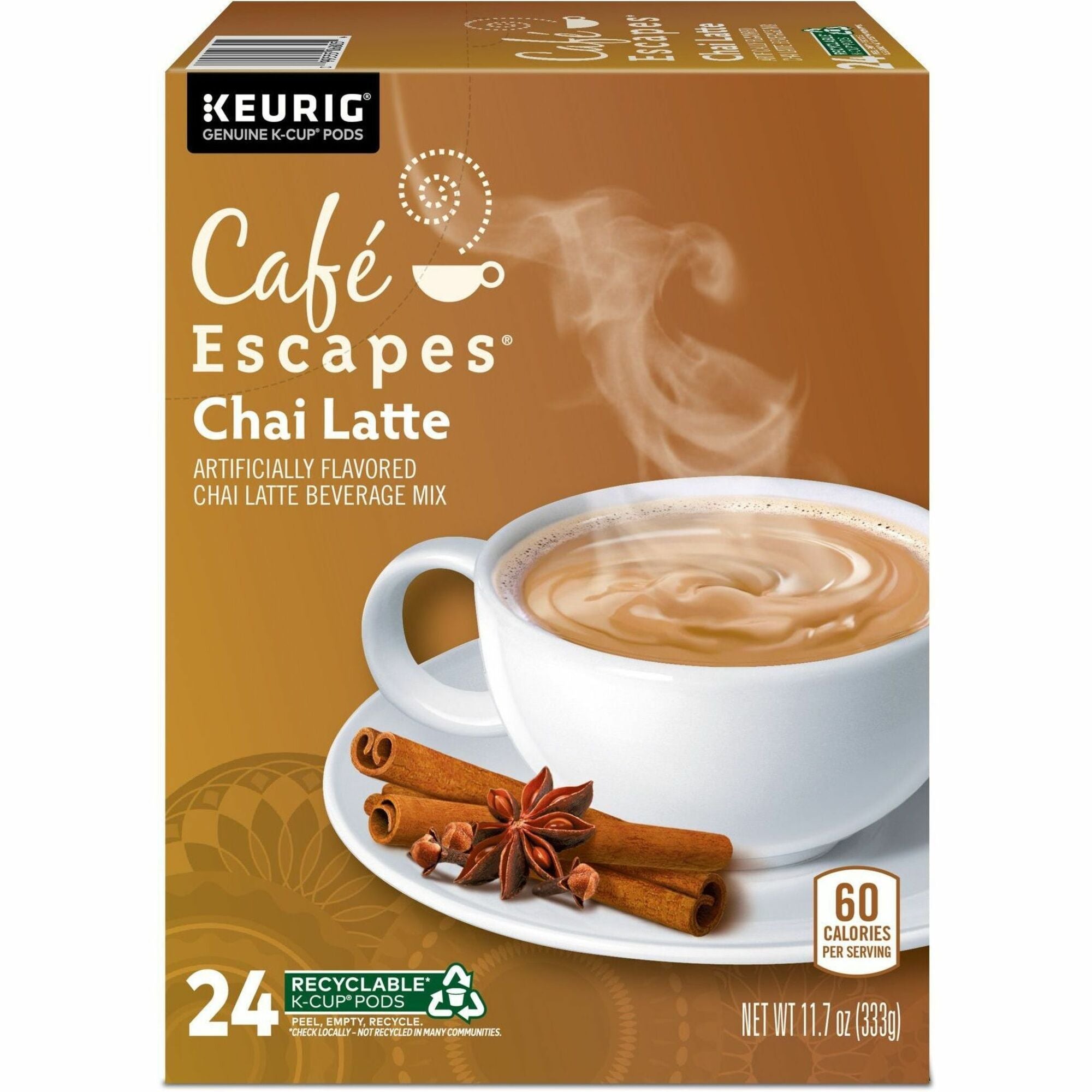 Compatible with Keurig K-Cup Brewer - Black Tea - 0.5 oz - 24 K-Cup - Caffeinated - Kosher - 24 / Box