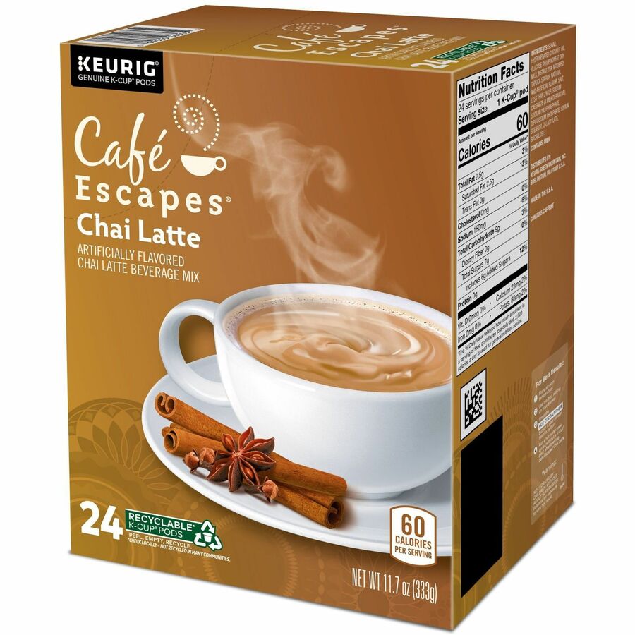 Compatible with Keurig K-Cup Brewer - Black Tea - 0.5 oz - 24 K-Cup - Caffeinated - Kosher - 24 / Box