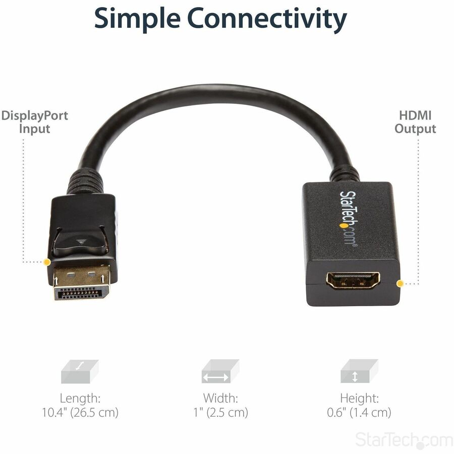StarTech.com - DisplayPort to HDMI Converter