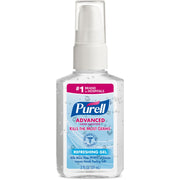 PURELL&reg; Advanced Hand Sanitizer Gel - 2 fl oz - Pump Bottle Dispenser - Kill Germs - Hand - Clear - 1 Each