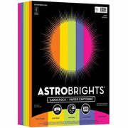 Letter - 8 1/2" x 11" - 65 lb Basis Weight - Acid-free, Lignin-free - Cosmic Orange, Solar Yellow, Terra Green, Venus Violet, Fireball Fuchsia - 250 / Pack