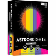 Letter - 8 1/2" x 11" - 24 lb Basis Weight - Acid-free, Lignin-free - Cosmic Orange, Solar Yellow, Terra Green, Venus Violet, Fireball Fuchsia - 500 / Ream