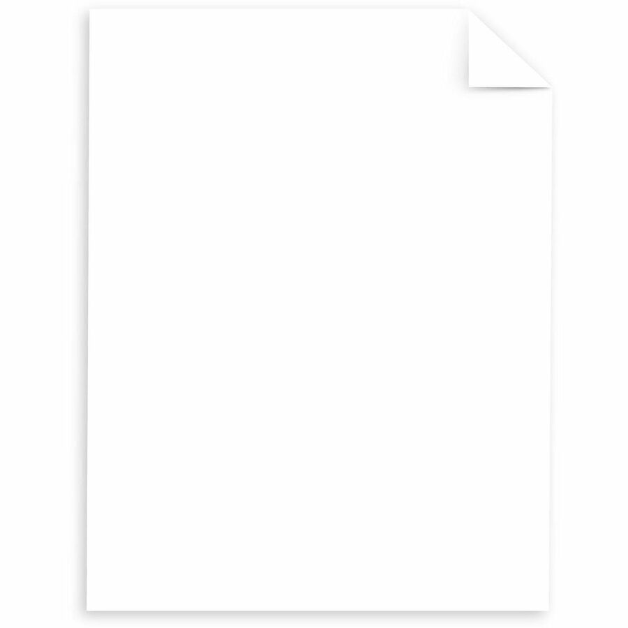 Neenah Bright White Cardstock - Letter - 8 1/2" x 11" - 65 lb Basis Weight - Smooth - Acid-free, Lignin-free - Bright White - 1 Pack