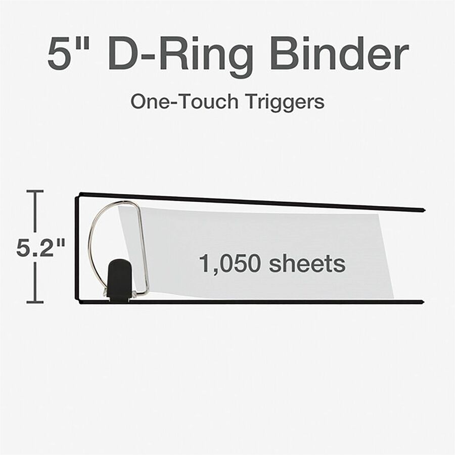 Cardinal&reg; Premier ONE-TOUCH&reg; Easy Open&reg; Locking Slant-D&reg; Rings Binder