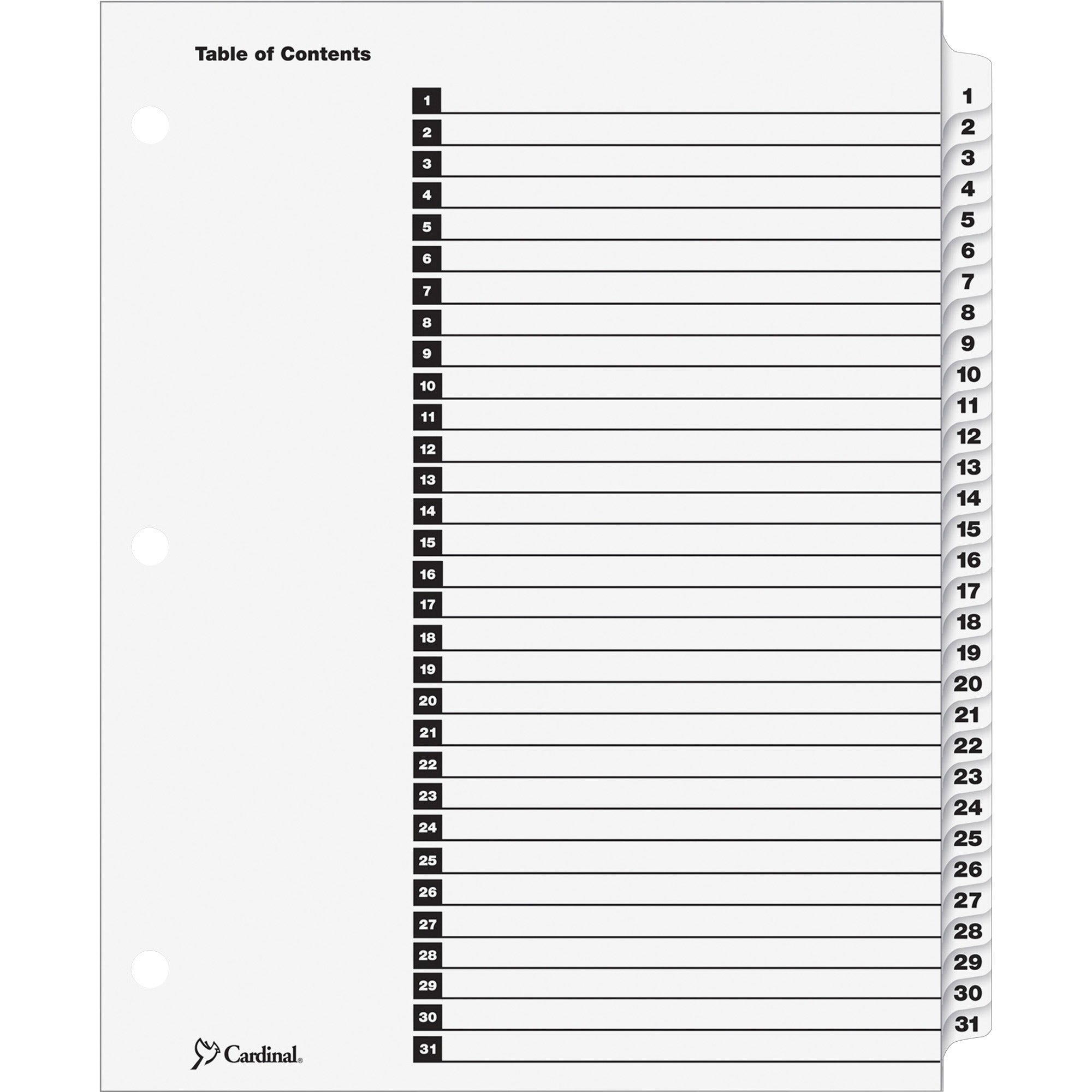 Cardinal&reg; OneStep Daily Index System