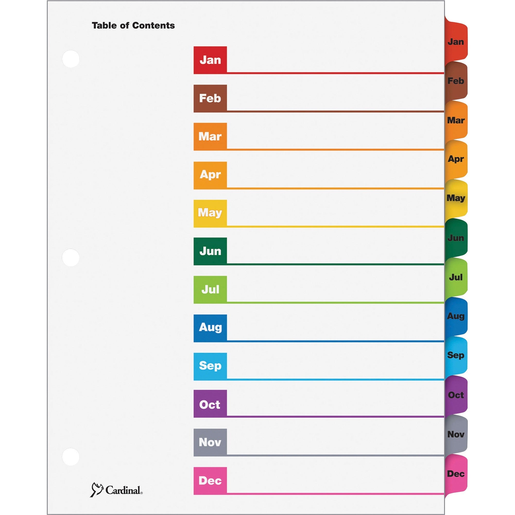 Cardinal&reg; OneStep Monthly Index System