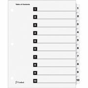 Cardinal&reg; OneStep Numbered Index System