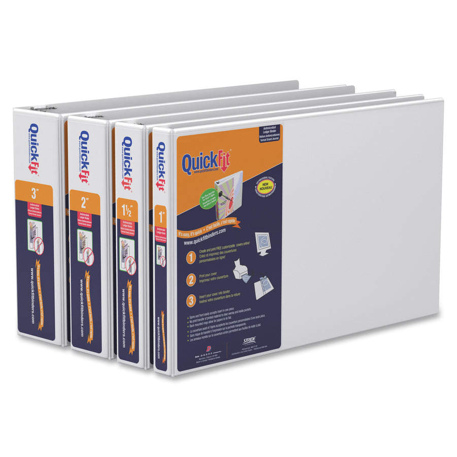 3" Binder Capacity - 11" x 17" Sheet Size - 625 Sheet Capacity - 3 x 3" Ring(s) - Fastener(s): D-Ring - Polypropylene - Black - Recycled - Locking Mechanism, Spine Label, Antimicrobial, Durable, Clear Overlay, Heavy Duty - 1 Each