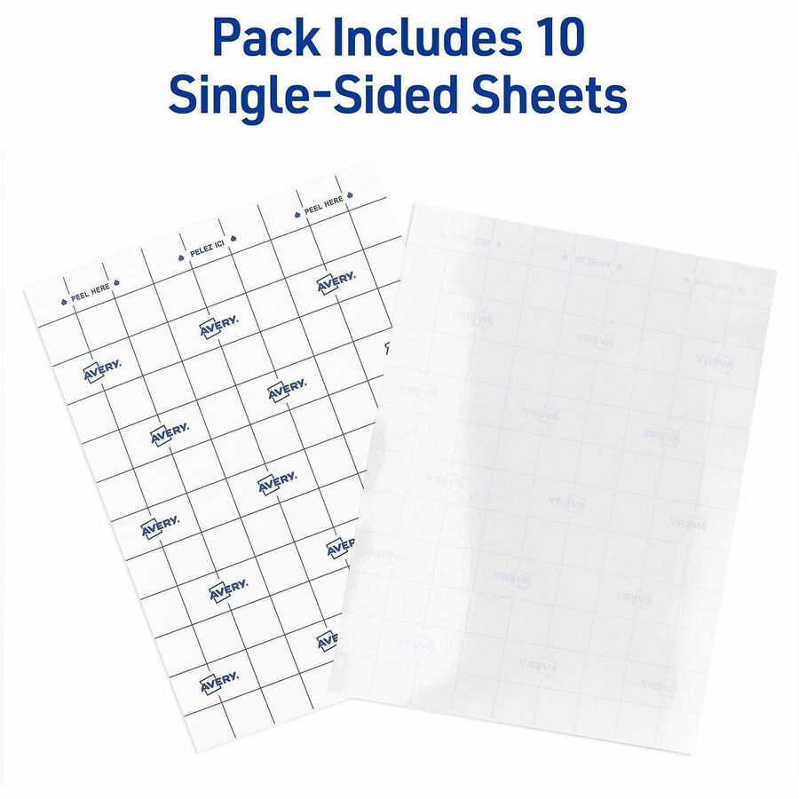 Avery&reg; Self-Adhesive Laminating Sheets