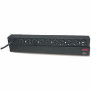 APC by Schneider Electric Basic Rack 1.8kVA PDU - Basic - NEMA 5-15P - 10 x NEMA 5-15R - 100 V, 120 V - 1800 W - 11.98 ft Cord Length - 1U - Horizontal - Rack-mountable