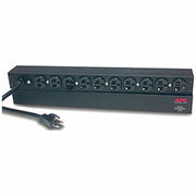 APC by Schneider Electric Basic Rack 2.4kVA PDU - Basic - NEMA 5-20P - 10 x NEMA 5-20R - 100 V, 120 V - 2400 W - 11.98 ft Cord Length - 1U - Horizontal - Rack-mountable