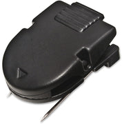 Advantus Panel Wall Clips - 40 Sheet Capacity - for Notes, Memo - Black - Metal - 1 Box