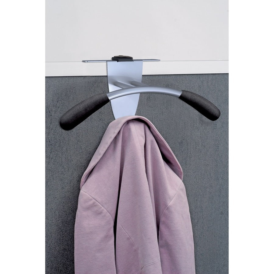 44 lb (19.96 kg) Capacity - 7.9" Height x 14.6" Width - for Coat, Cubicle, Clothes - Powder Coated - 1 Each