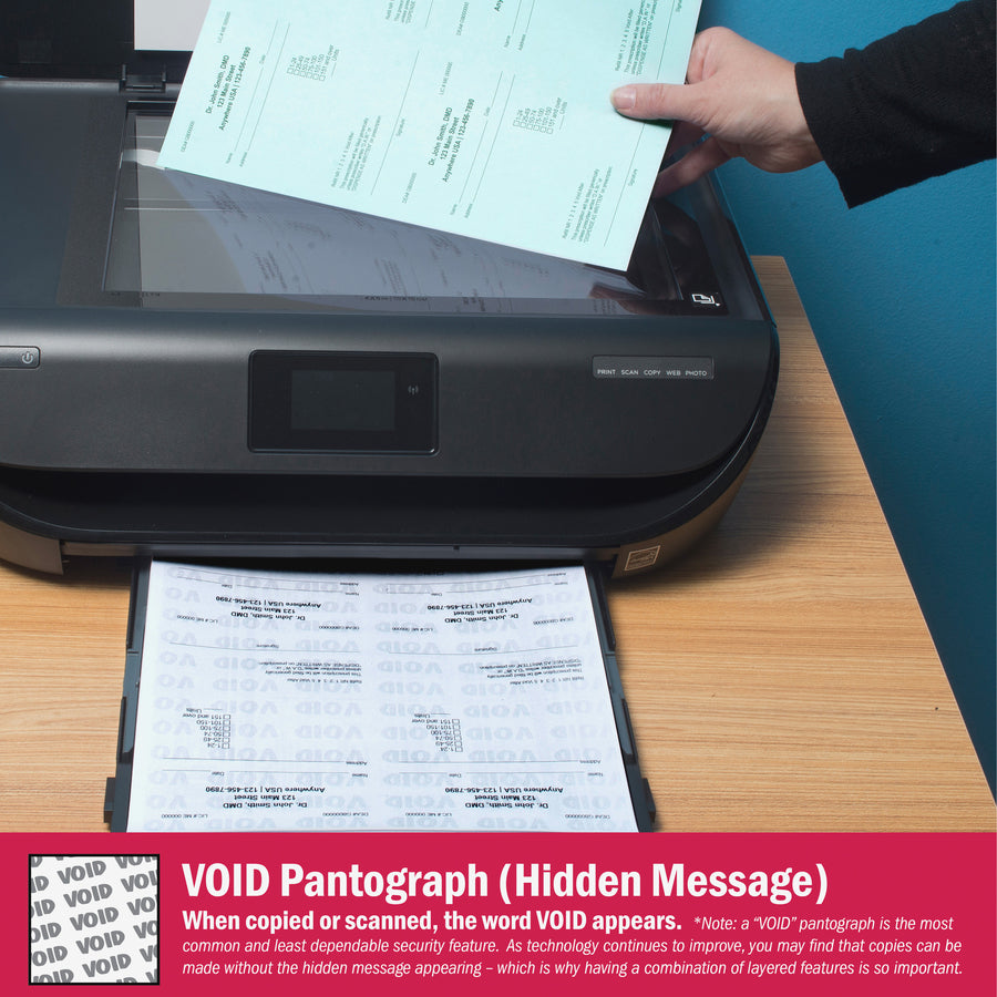 DocuGard Advanced Medical Security Paper - Letter - 8 1/2" x 11" - 24 lb Basis Weight - Tamper Resistant, Erasure Protection, Watermarked, CMS Approved - Green - 500 / Ream
