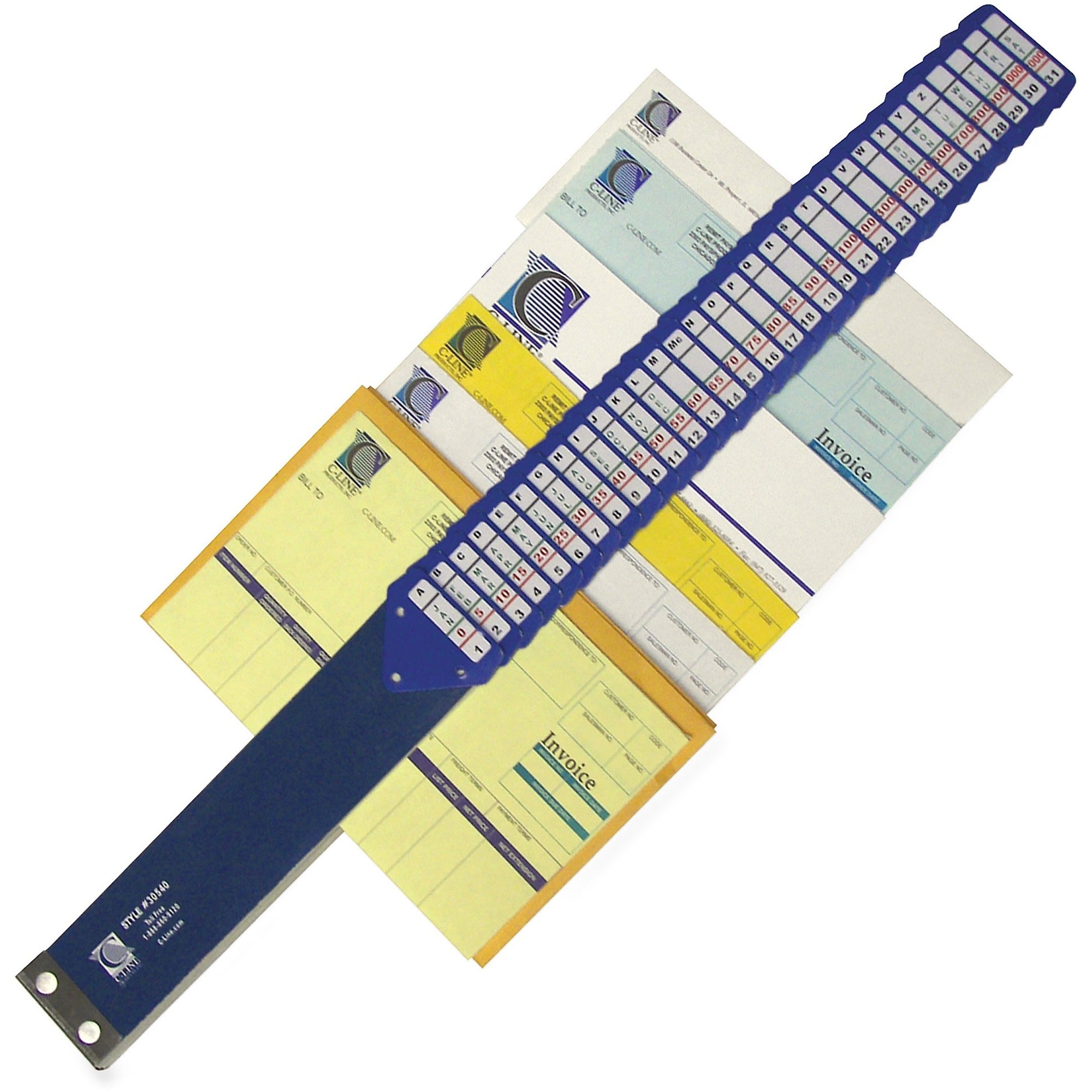 31 x Divider(s) - Printed Tab(s) - Character/Digit/Month/Weekday - A-Z, 0-31, 1-2000, January-December, Sunday-Saturday - 8.5" Divider Width x 11" Divider Length - Letter - Blue Pressboard Divider - Metal Tab(s) - 1 Each