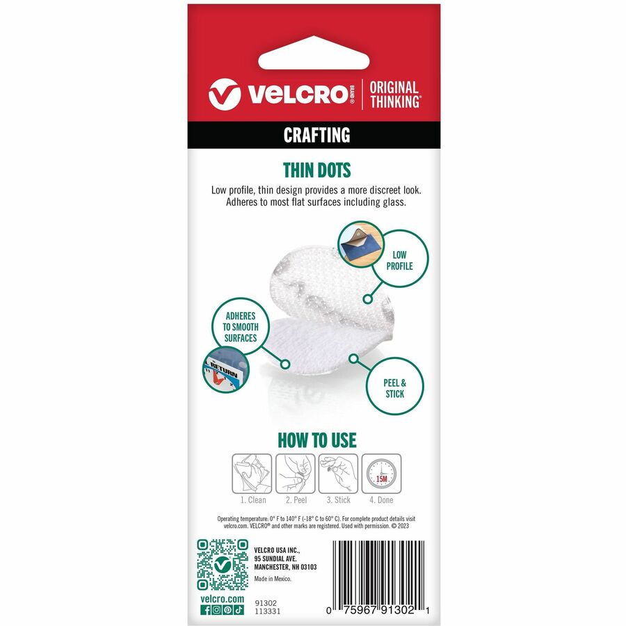 0.63" Diameter - Clear - Water Resistant - For Indoor, Outdoor, Card, Crafting, Scrapbooking, Project, Glass, Plastic, Classroom, Office, Home, ... Carton - 1 Pack
