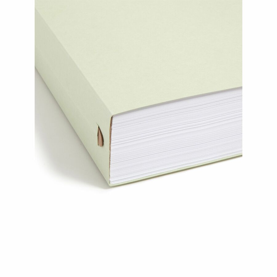 Smead FasTab 1/3 Tab Cut Letter Recycled Hanging Folder - 8 1/2" x 11" - 2" Expansion - Top Tab Location - Assorted Tab Position - 11 pt. - 2 Plys - Moss - Reinforced Tab - 10% Recycled - 20 / Box
