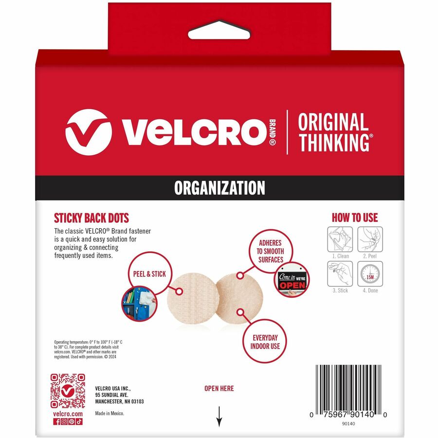 0.75" Diameter - Beige - For Wood, Metal, Glass, Tile - 200 / Carton