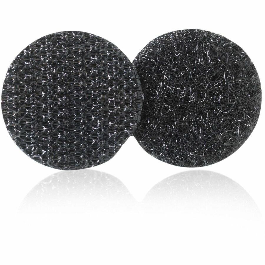 0.63" Diameter - Black - For Multipurpose, School, Smooth Surface, Indoor, Outdoor, Mounting - 15 / Carton