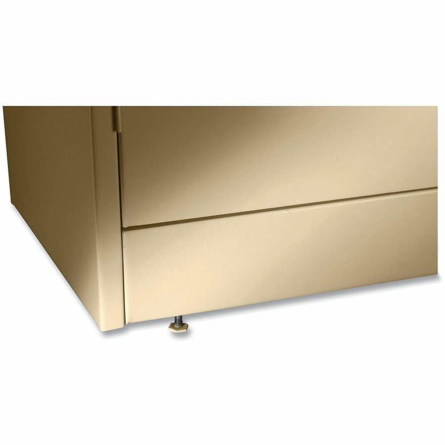 36" Width x 18" Depth x 72" Height - 5 x Shelf(ves) - 2 x Standard Door(s) - Heavy Duty, Adjustable Shelf, Locking Door, Hinged Door, Reinforced, Carrying Handle, Durable - Light Gray - Powder Coated - Steel - Recycled - Assembly Required