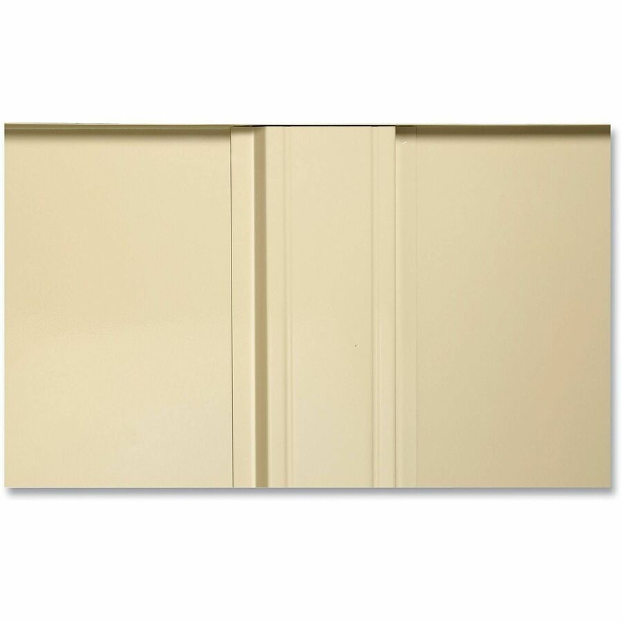 36" Width x 18" Depth x 72" Height - 5 x Shelf(ves) - 2 x Standard Door(s) - Heavy Duty, Adjustable Shelf, Locking Door, Hinged Door, Reinforced, Carrying Handle, Durable - Light Gray - Powder Coated - Steel - Recycled - Assembly Required
