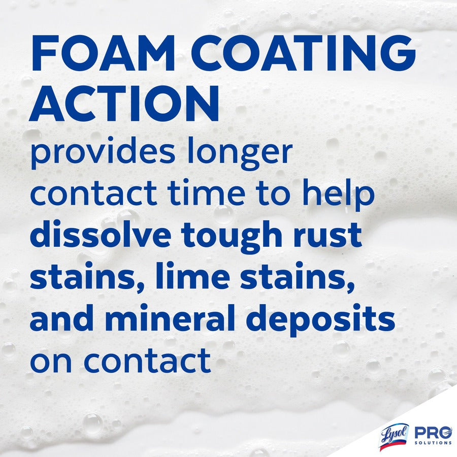 Professional Lysol Disinfectant Foam Cleaner - For Multipurpose - 24 oz (1.50 lb) - Fresh Clean Scent - Disinfectant - 1 Each