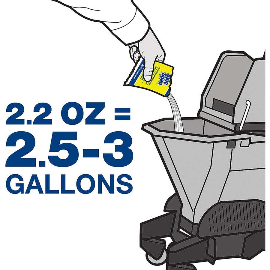 For Multipurpose - 2.20 oz (0.14 lb) - Recommended For: Grease Remover, Soil Remover - Deodorize, Phosphate-free, Heavy Duty - White - 45 / Carton