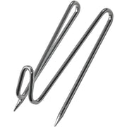 for Calendar, Notes, Memo, Wall, Cubicle, Key - Silver - Powder Coated - 25 / Pack