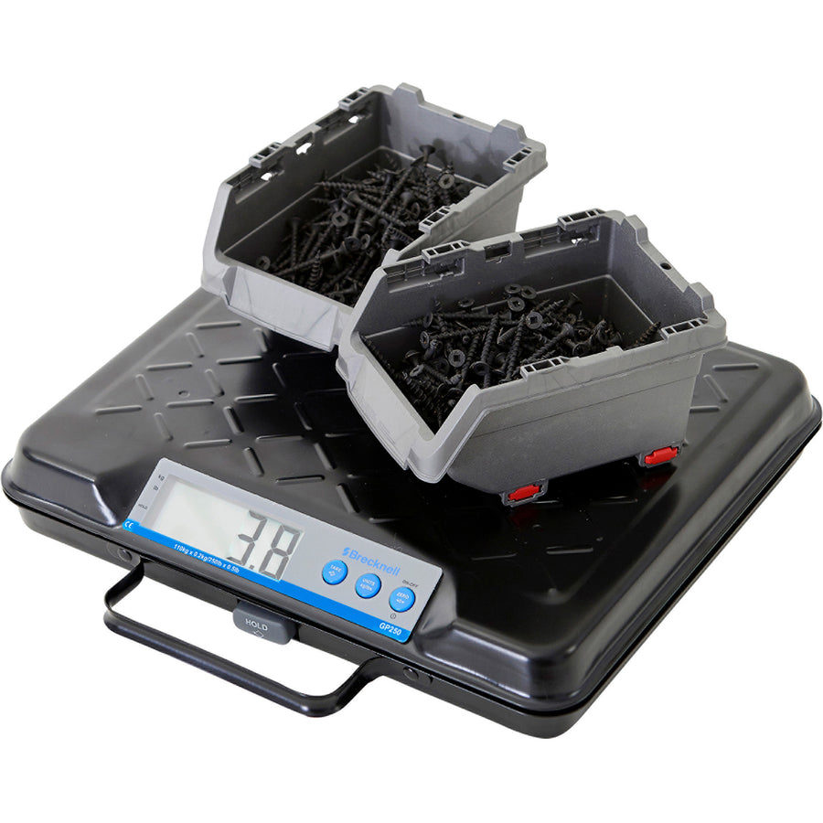 Brecknell Digital Bench Scale - 250 lb / 110 kg Maximum Weight Capacity - Black