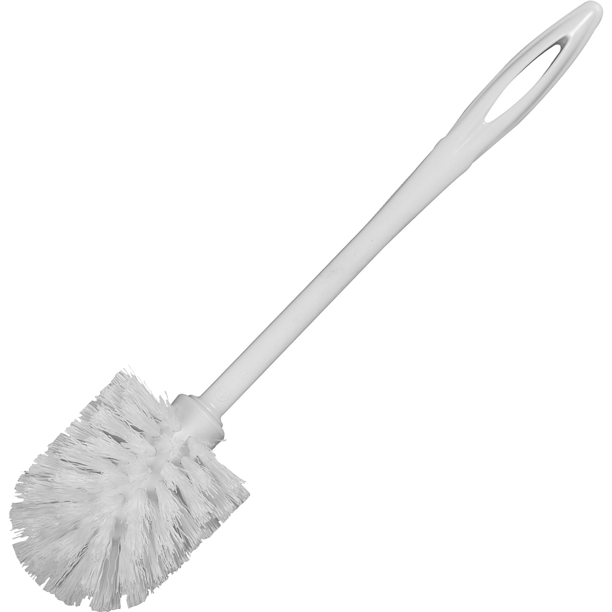 Polypropylene Bristle - 1.13" Brush Face - 15" Overall Length - Plastic Handle - White - 1 Each