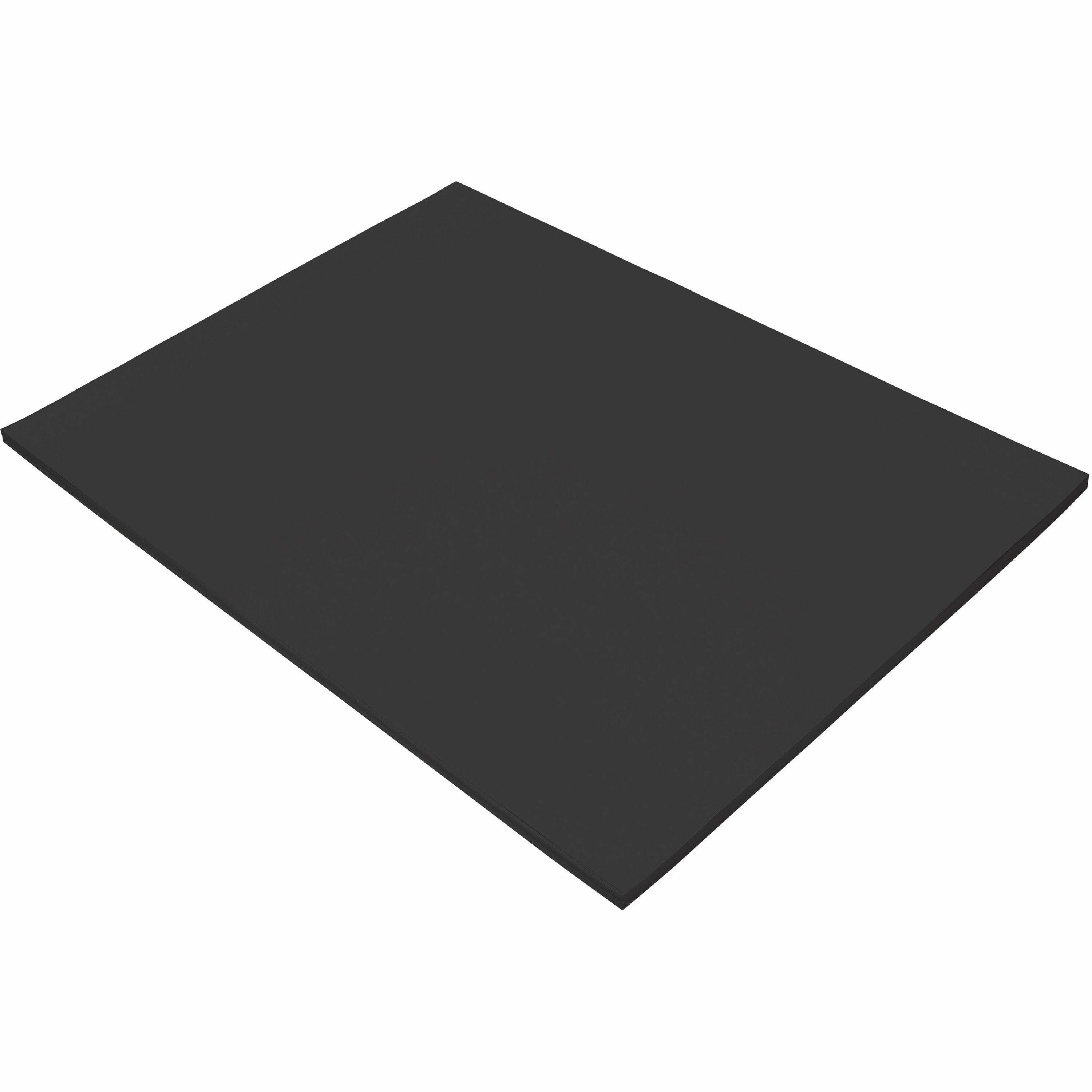 Tru-Ray Construction Paper - Project, Bulletin Board - 24" Width x 18" Length - Black - Sulphite - 1 Pack