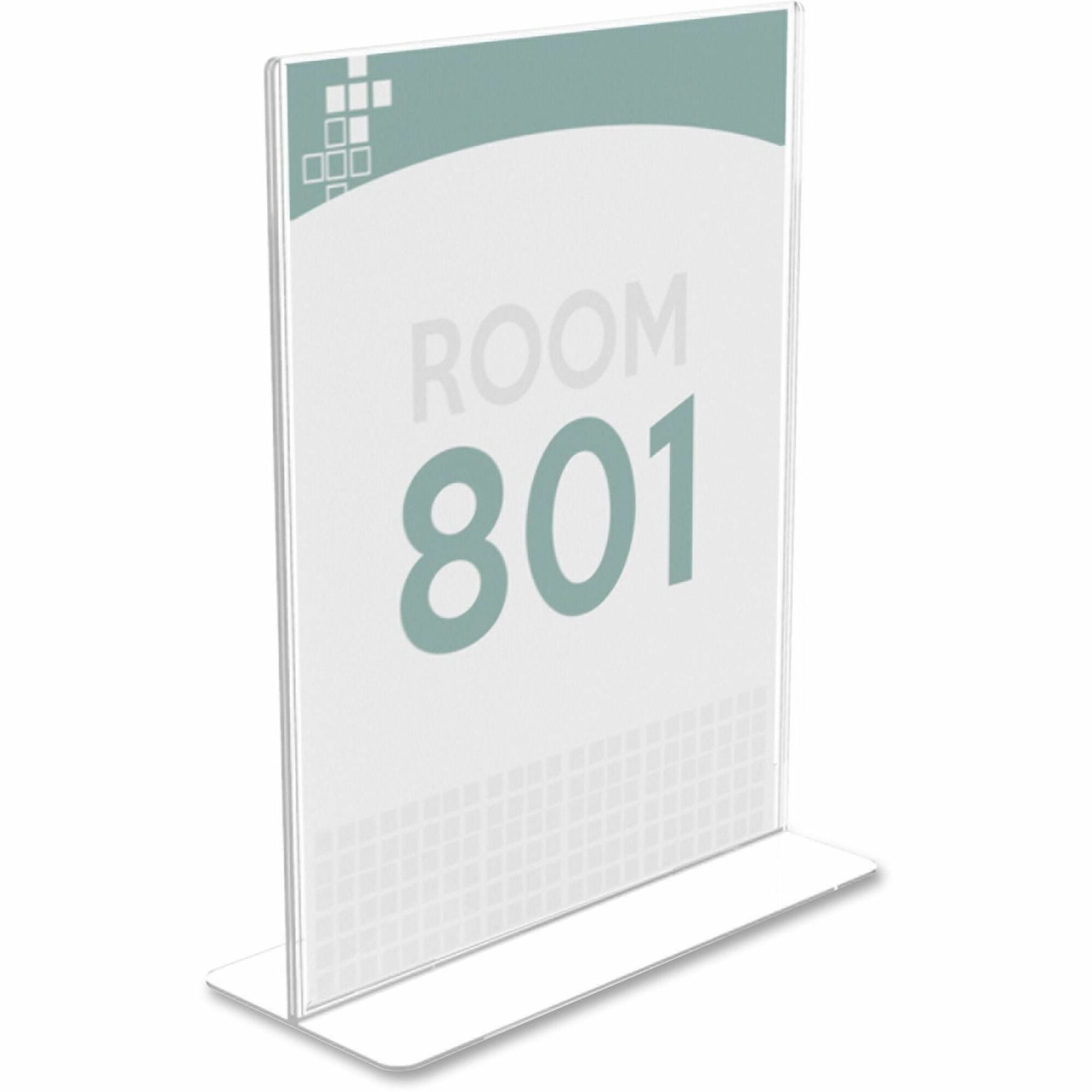 Support 8.50" x 11" Media - Plastic - Clear - 1 Each