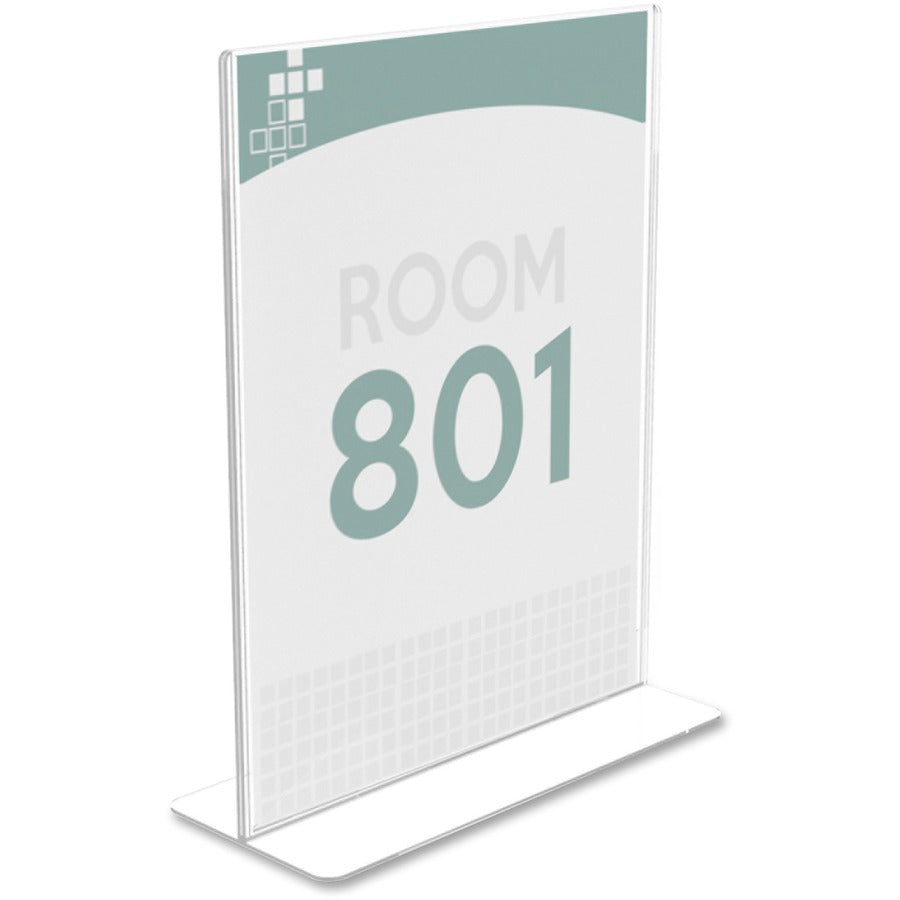Support 8.50" x 11" Media - Plastic - Clear - 1 Each