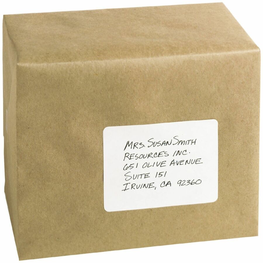 3" Height x 4" Width - Removable Adhesive - Rectangle - Laser, Inkjet - White - Paper - Removable, Peel & Stick, Residue-free, Customizable, Adhesive - 2 / Sheet - 40 Total Sheets - 80 Total Label(s) - 80 / Pack