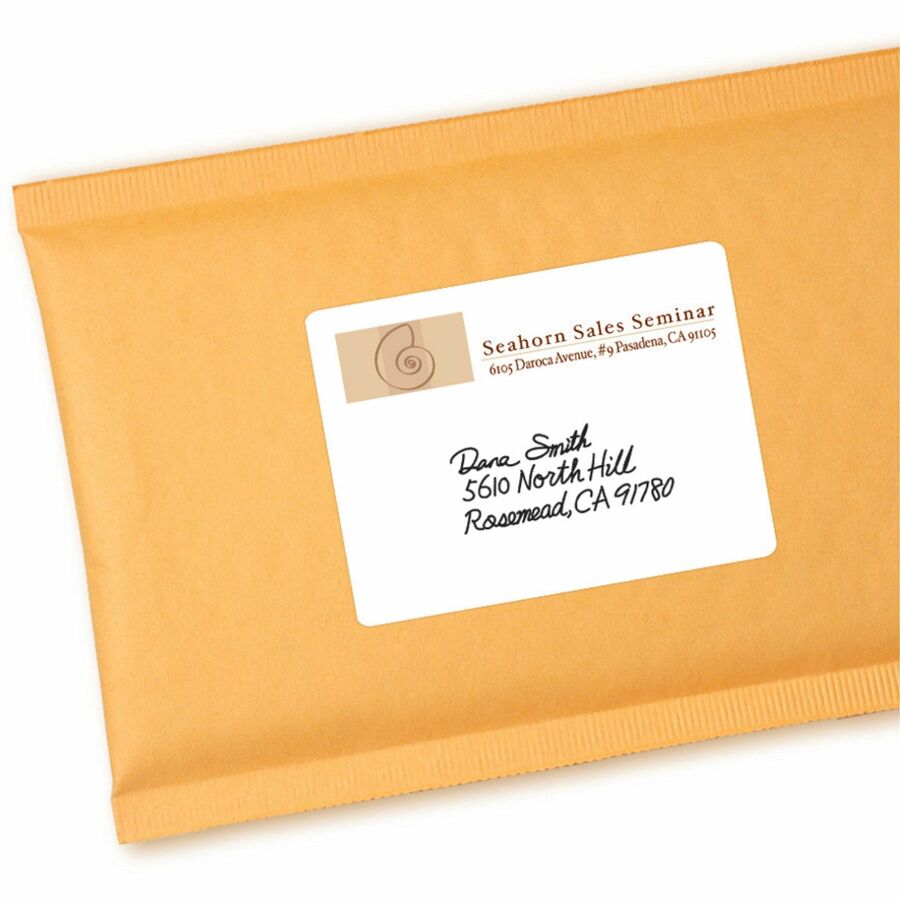 3" Height x 4" Width - Removable Adhesive - Rectangle - Laser, Inkjet - White - Paper - Removable, Peel & Stick, Residue-free, Customizable, Adhesive - 2 / Sheet - 40 Total Sheets - 80 Total Label(s) - 80 / Pack