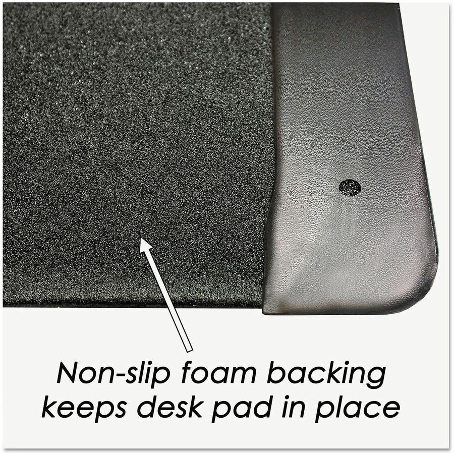 Rectangular - 24" Width x 19" Depth - Foam Backing - Vinyl - Black